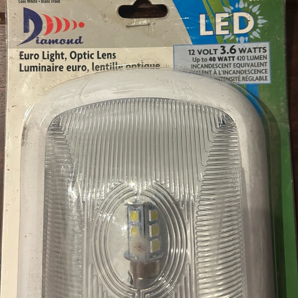 Valterra Diamond LED Double Euro Light
